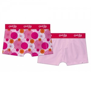 Cavello damesshort 2-pack Flower Pink