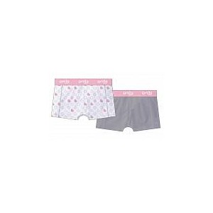 Cavello damesshort 2-pack Women White Grey