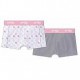 Cavello damesshort 2-pack Women White Grey