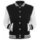 Varsity Vest zwart/wit